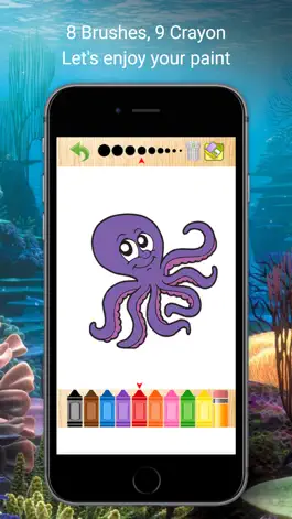 Game screenshot Children Funny Fish Coloring Book - Games for kids hack