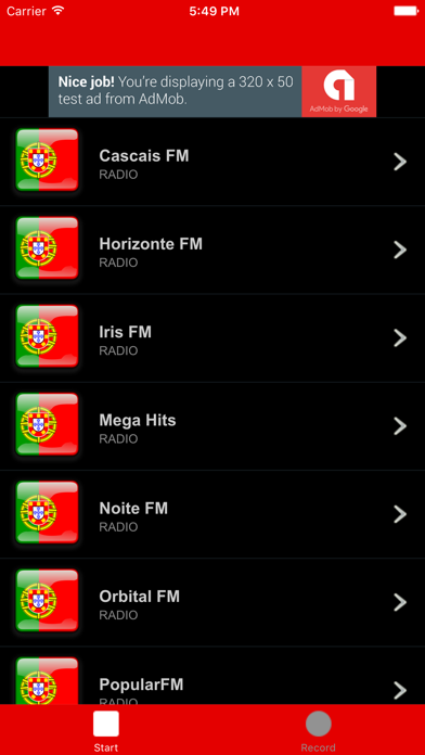 Screenshot #3 pour Radio Portugal - Musica de Portugal