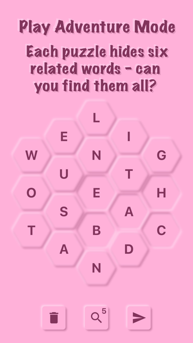 Hex Words: Word Search Screenshot