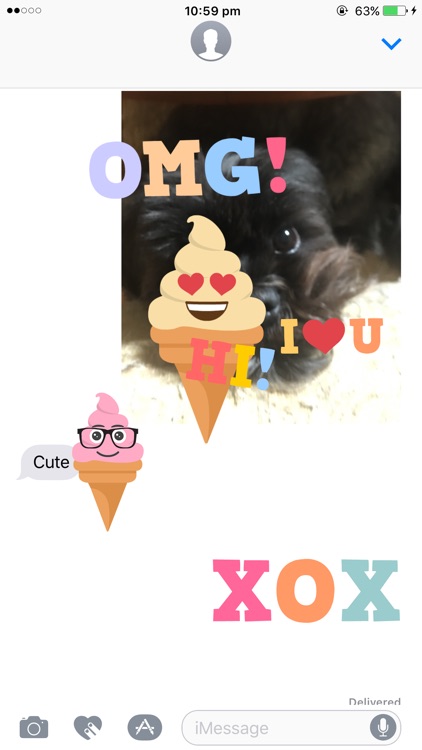 Ice Cream Dream : Cute Animated Stickers screenshot-3