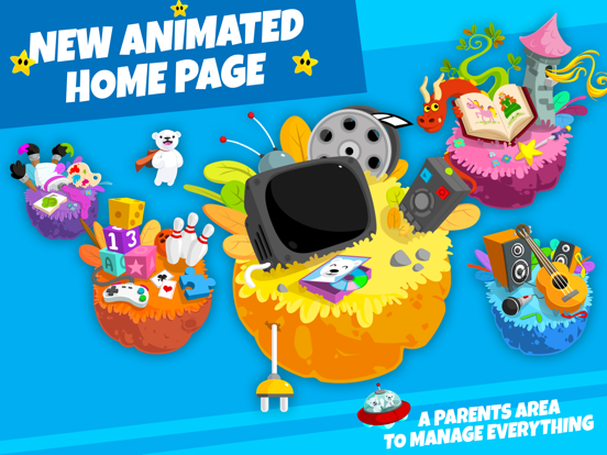 Badabim: colorings games cartoons tales for kids