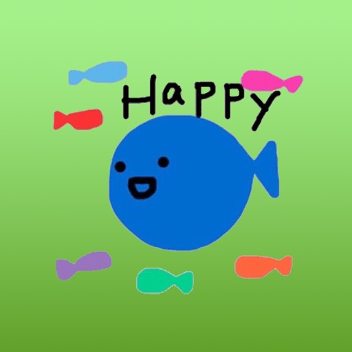 Alvin The Little Blue Fish Stickers icon