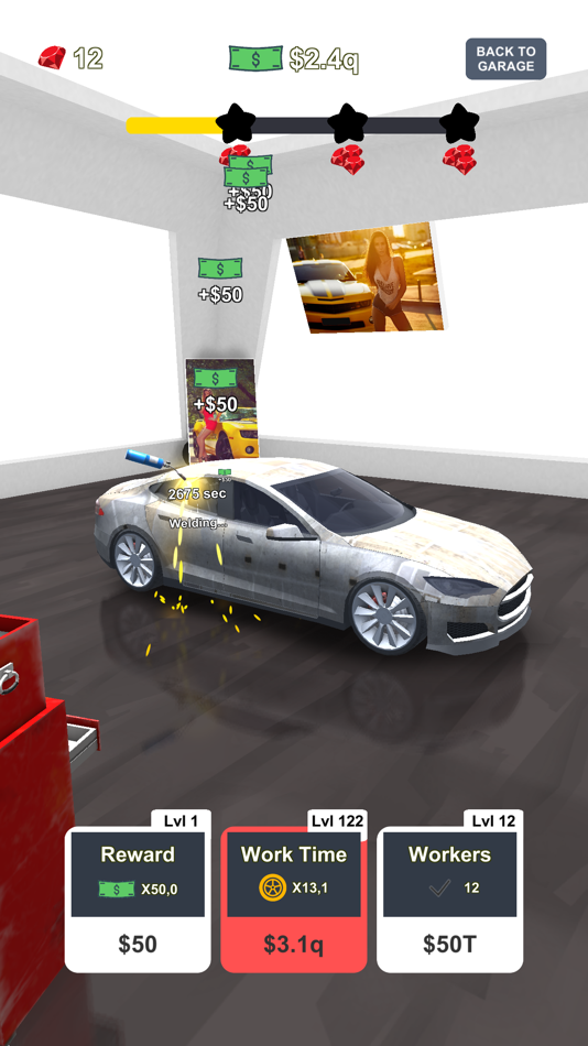 #6. Idle Car Tuning: car simulator (iOS) Podle: MOONEE PUBLISHING LTD