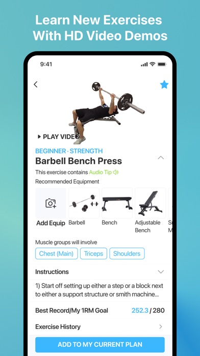 JEFIT Workout Planner Gym Logのおすすめ画像7