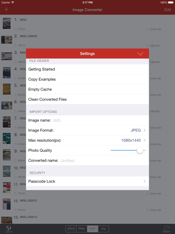 Image Converter for iPad screenshot-4