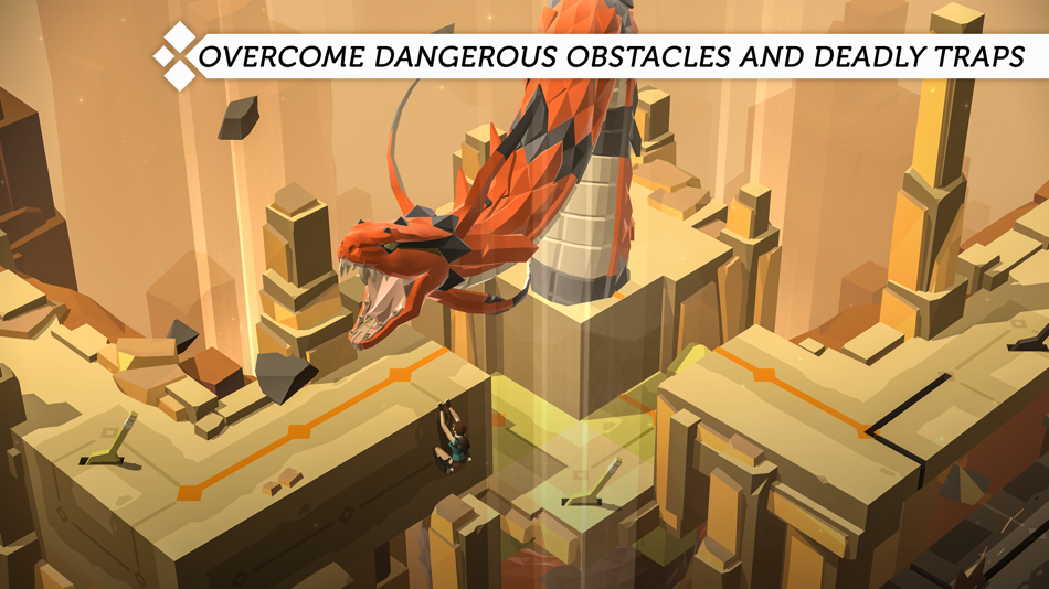 #4. Lara Croft GO (iOS) Podle: Deca Live Operations GmbH