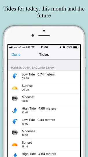 Screenshot von SeaNav auf dem iPhone 6