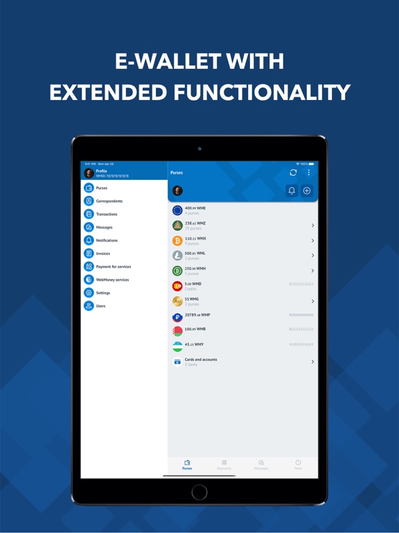 Screenshot #4 pour WebMoney Keeper Pro
