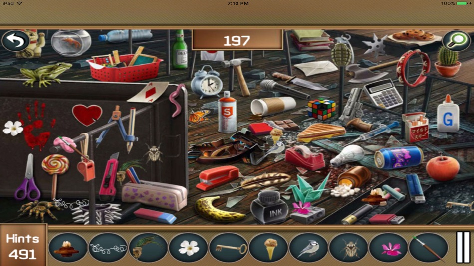 #3. Free Hidden Objects:Serial Crime Hidden Object (iOS) Podle: rinku patel