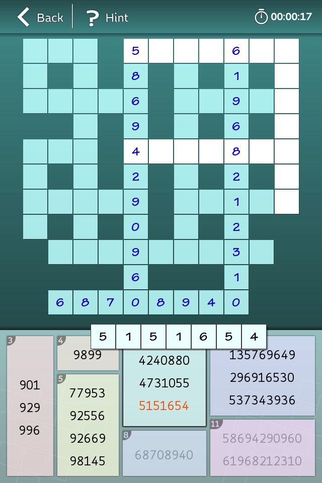 Astraware Number Cross screenshot 4