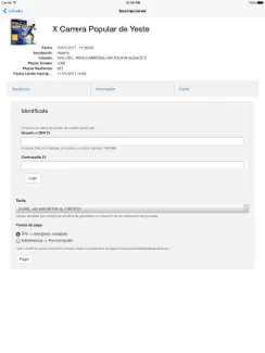 Inscripciones Web iPad image 3