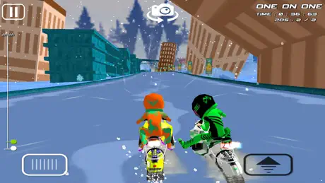 SnowMobile Icy Racing - SnowMobile Racing For Kids