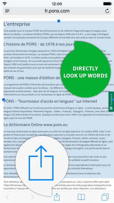 Dictionary German - French screenshot 4