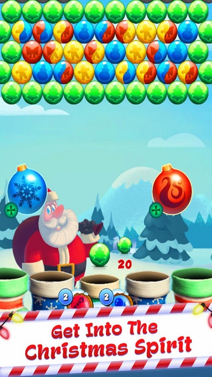 Christmas Ball Santa Pop Game