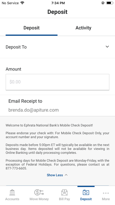 Ephrata National Bank Mobile Screenshot