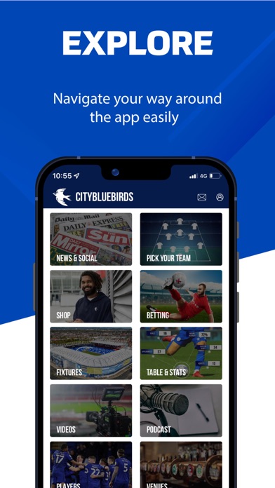 CityBluebirds - Live Scores Screenshot