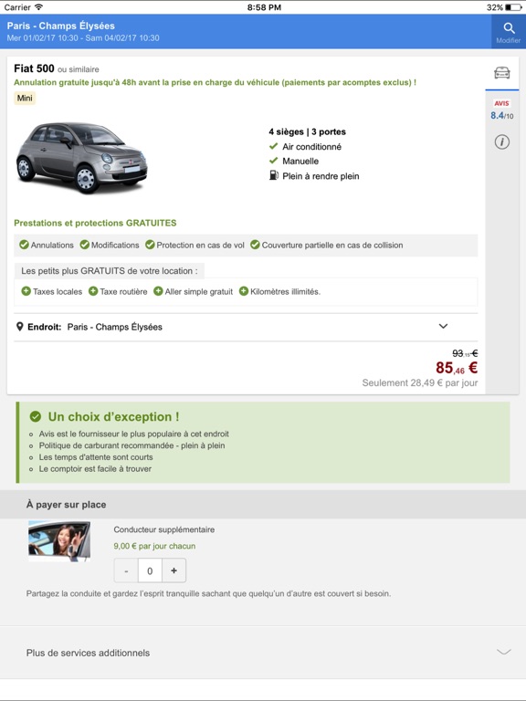 Screenshot #5 pour Location de Voiture: Recherche Le Meilleur Prix