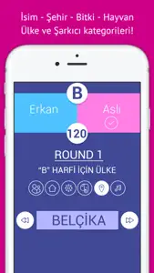 İsim Şehir Bitki Kelime Oyunu Bilgi Yarışması screenshot #4 for iPhone