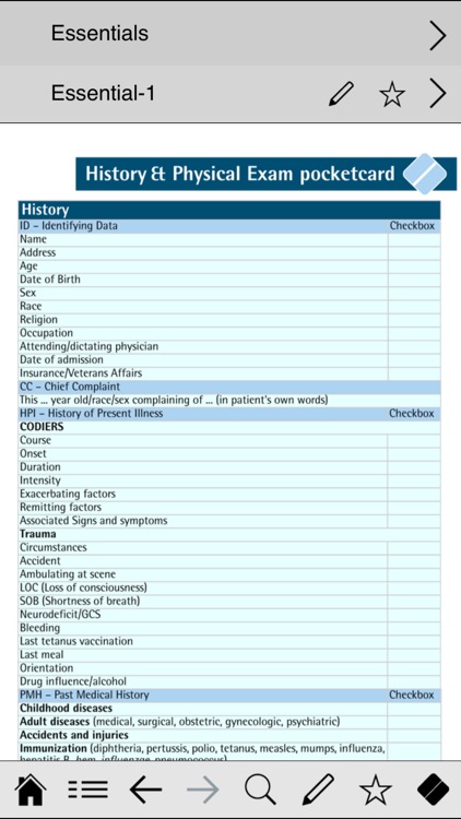 History & Physical Exam pocketcards screenshot-3