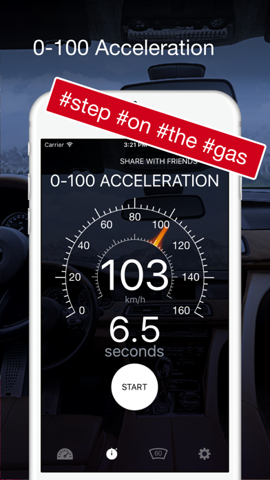 Speedometer GPS: HUD, Car Speed Tracker, Mph Meter Screenshot