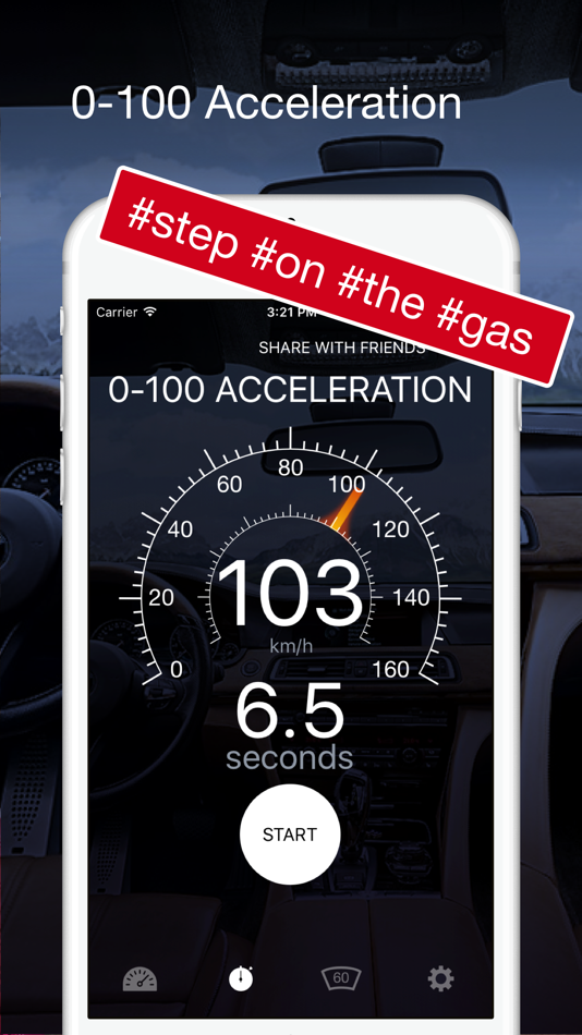 #2. Speedometer GPS: HUD, Car Speed Tracker, Mph Meter (iOS) By: Denis Prokopchuk