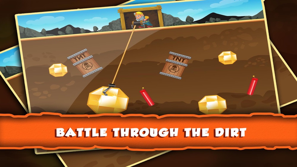 Gold Rush Miner Tricky Puzzle Digger Arcade Game hack tool
