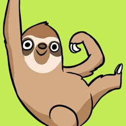 Happy Lazy Sloths Stickers