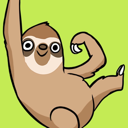Happy Lazy Sloths Stickers