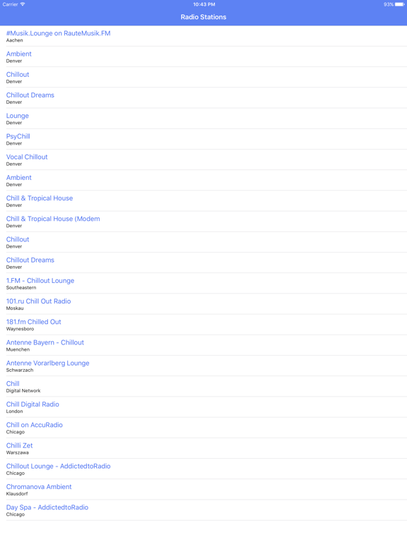 Screenshot #4 pour Radio Chillout Online Streaming