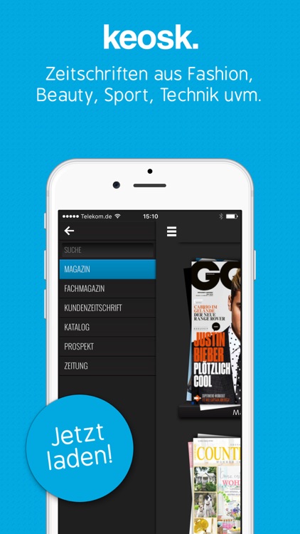 keosk. Your app for digital magazines
