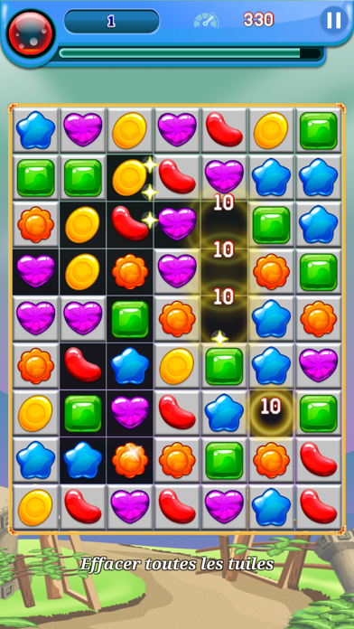 Screenshot #3 pour Bonbons Magiques Match Puzzle