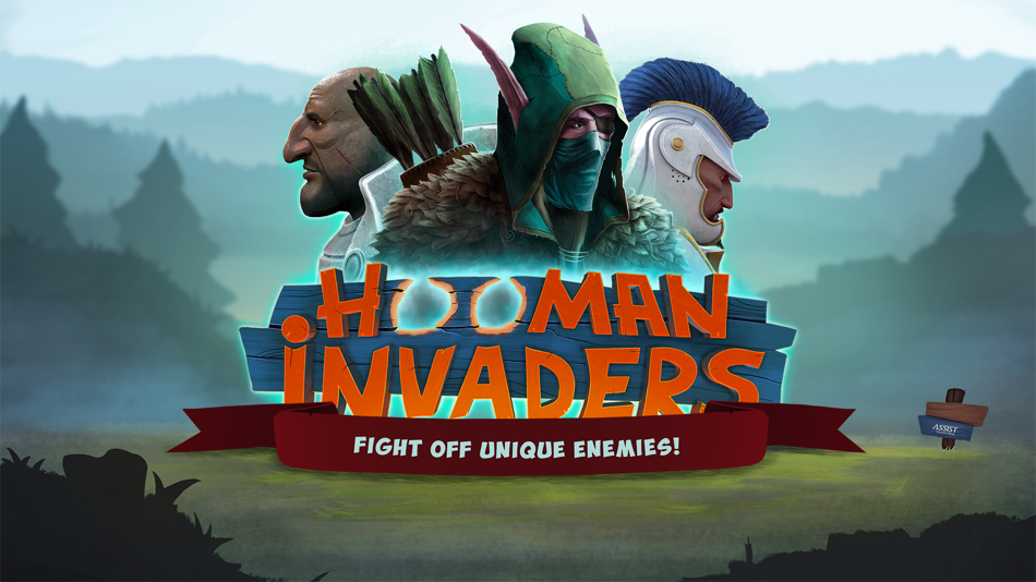 #4. Hooman Invaders Tower Defense (iOS) By: ASSIST Software SRL