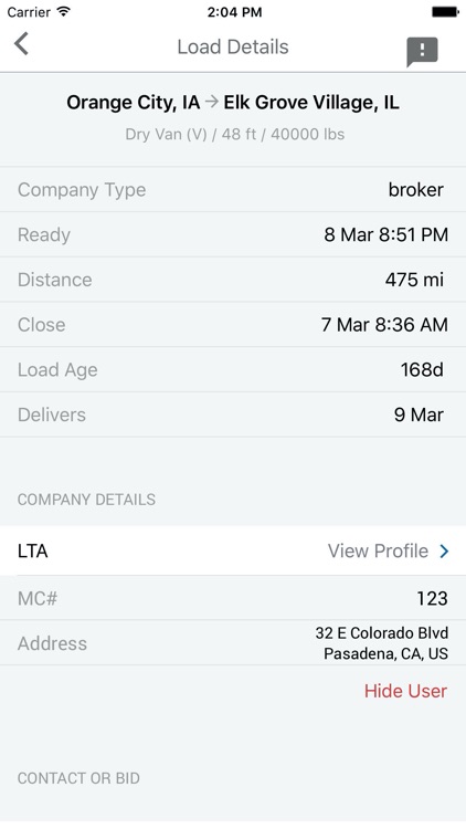 ComFreight: Load Matching App screenshot-5