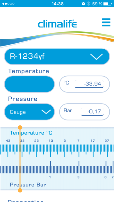 P/T Slider Climalife screenshot