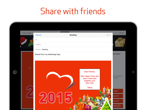 eGreetings ~ Free season's greeting app screenshot 2
