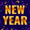 New Year: Animated Stickers icon