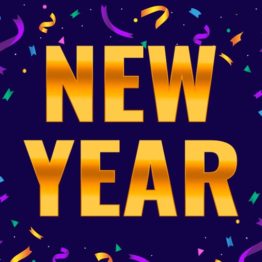 New Year: Animated Stickers iOS App