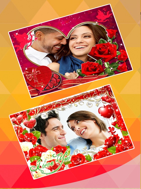 Valentine's Day Love Cards -Add colla Pic to Frameのおすすめ画像4