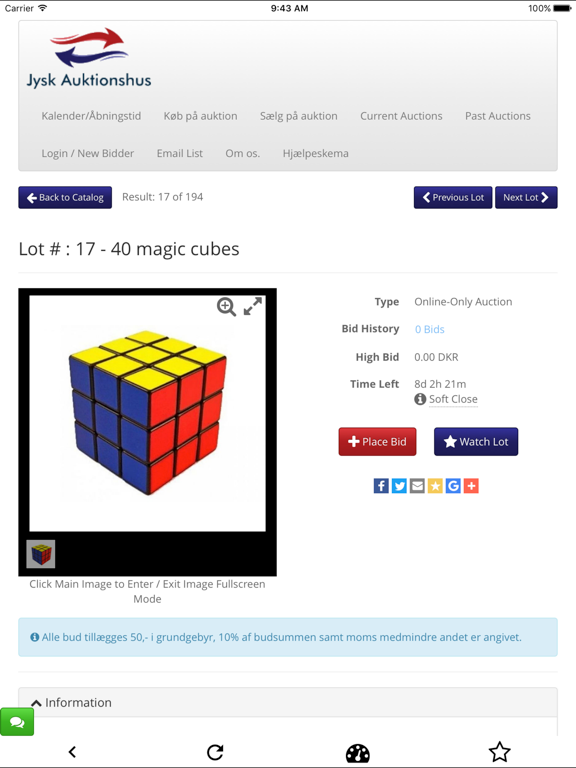 Screenshot #4 pour Jysk Auktionshus