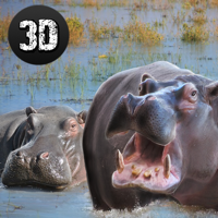 Hippo Wild Life Survival Simulator 3D