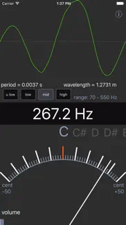 sound analysis oscilloscope iphone screenshot 1