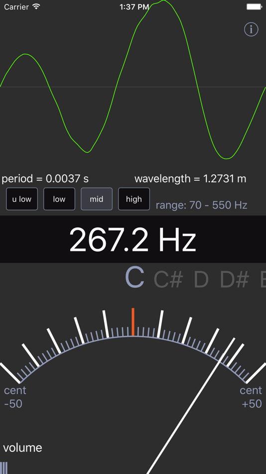 Sound Analysis Oscilloscope - 1.2 - (iOS)