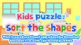 Game screenshot Kids Puzzle:Sort The Shapes 2+ mod apk