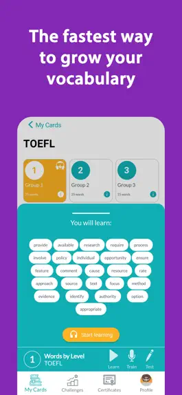 Game screenshot Worddio: Vocabulary builder mod apk