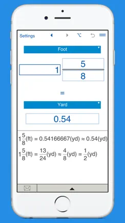 Inches, Feet, Yards and Miles Converter iPhone image 2