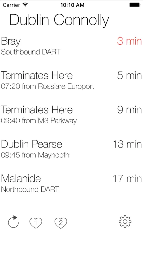 Irish Real Time Rail