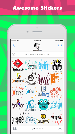 500 Startups - Batch 19 stickers by Maddalena(圖1)-速報App