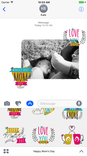 Happy Mother's Day to the Best Mom for iMessage(圖2)-速報App