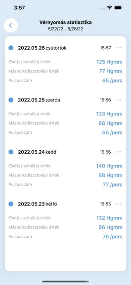 Game screenshot KardioNapló apk