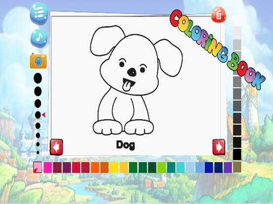 Animal A To Z coloring book - Words Alphabet iPad screenshot